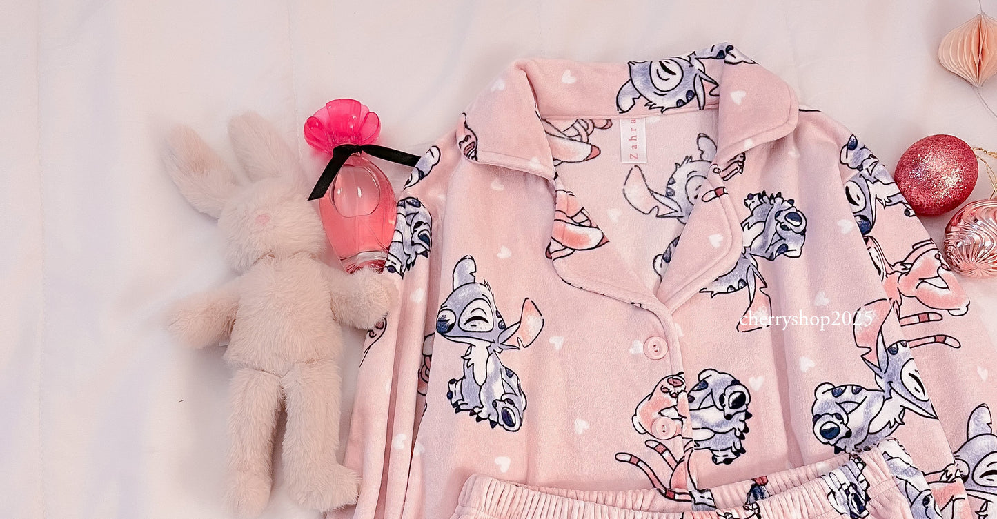 Pink Stitch Top PJ (Top)