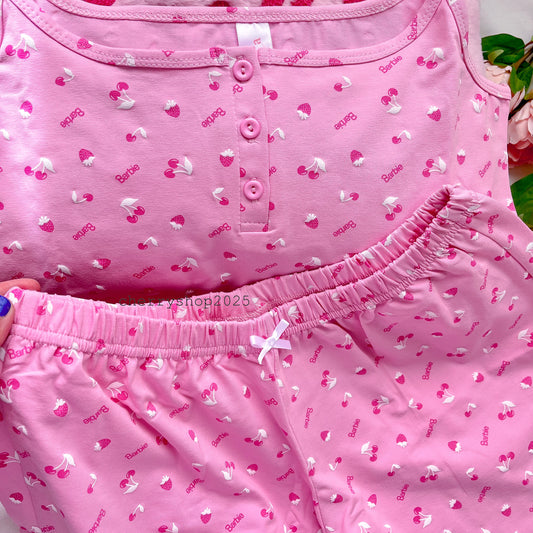 Pink Barbie Short Pj