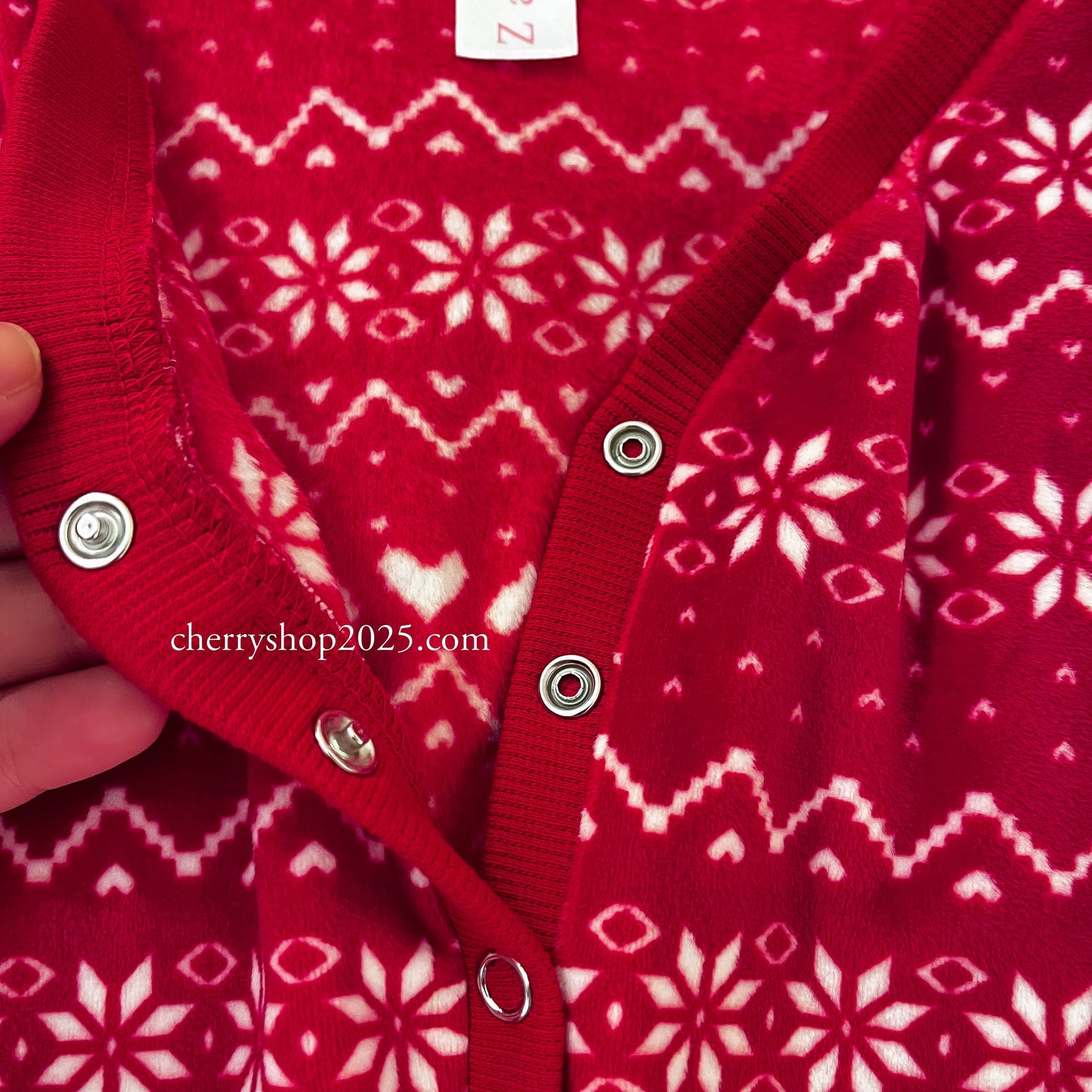 Red Christmas Hearts Pajamas