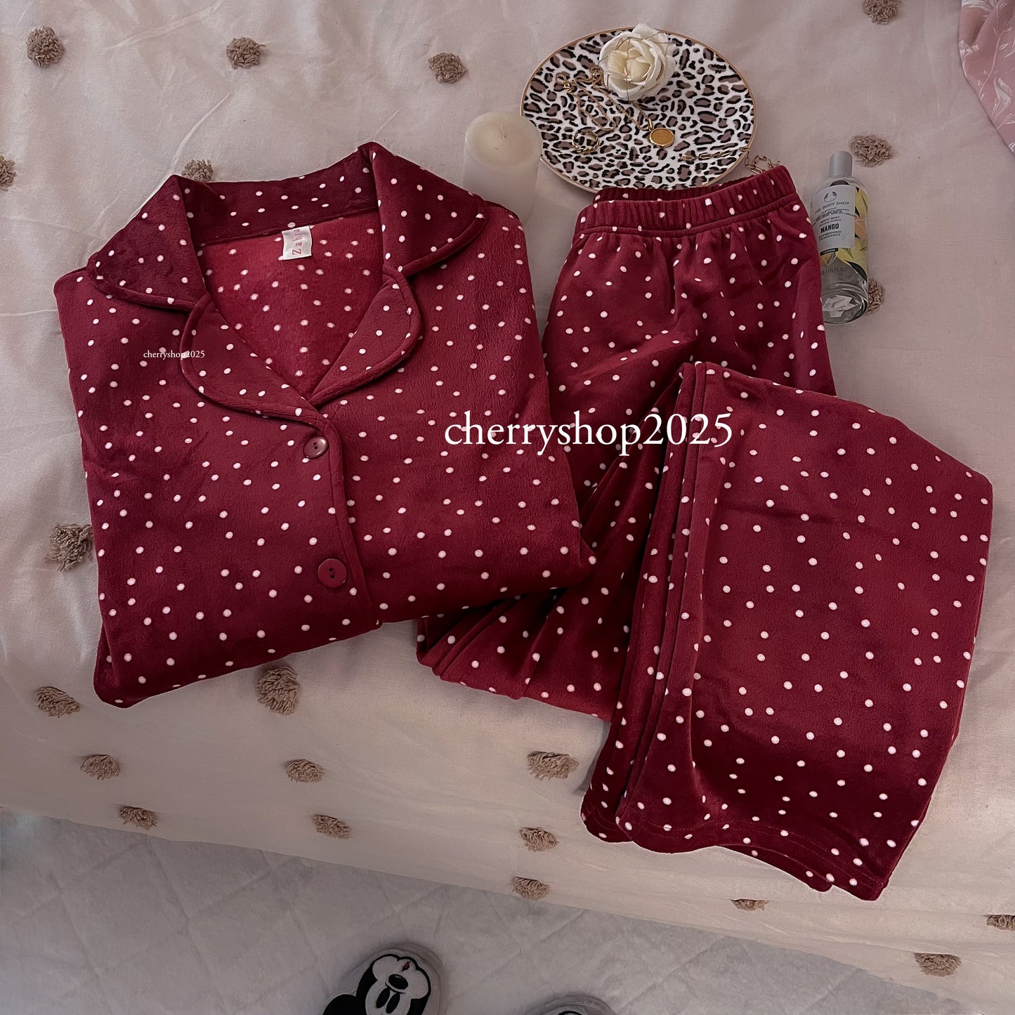 Polka Burghandy PJ