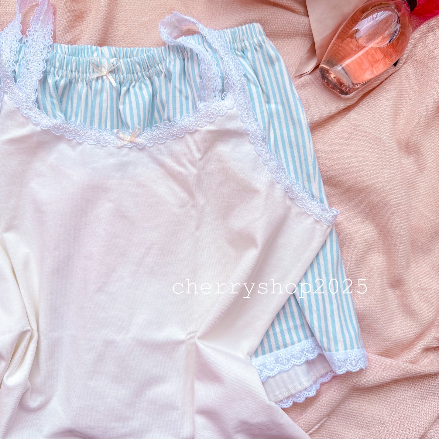 Blue Stripes Short PJ💙