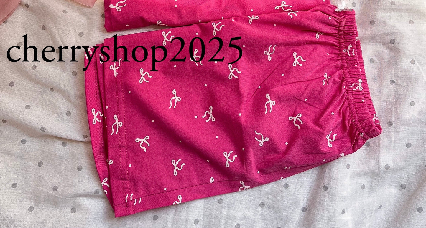 Fushia Bow Short