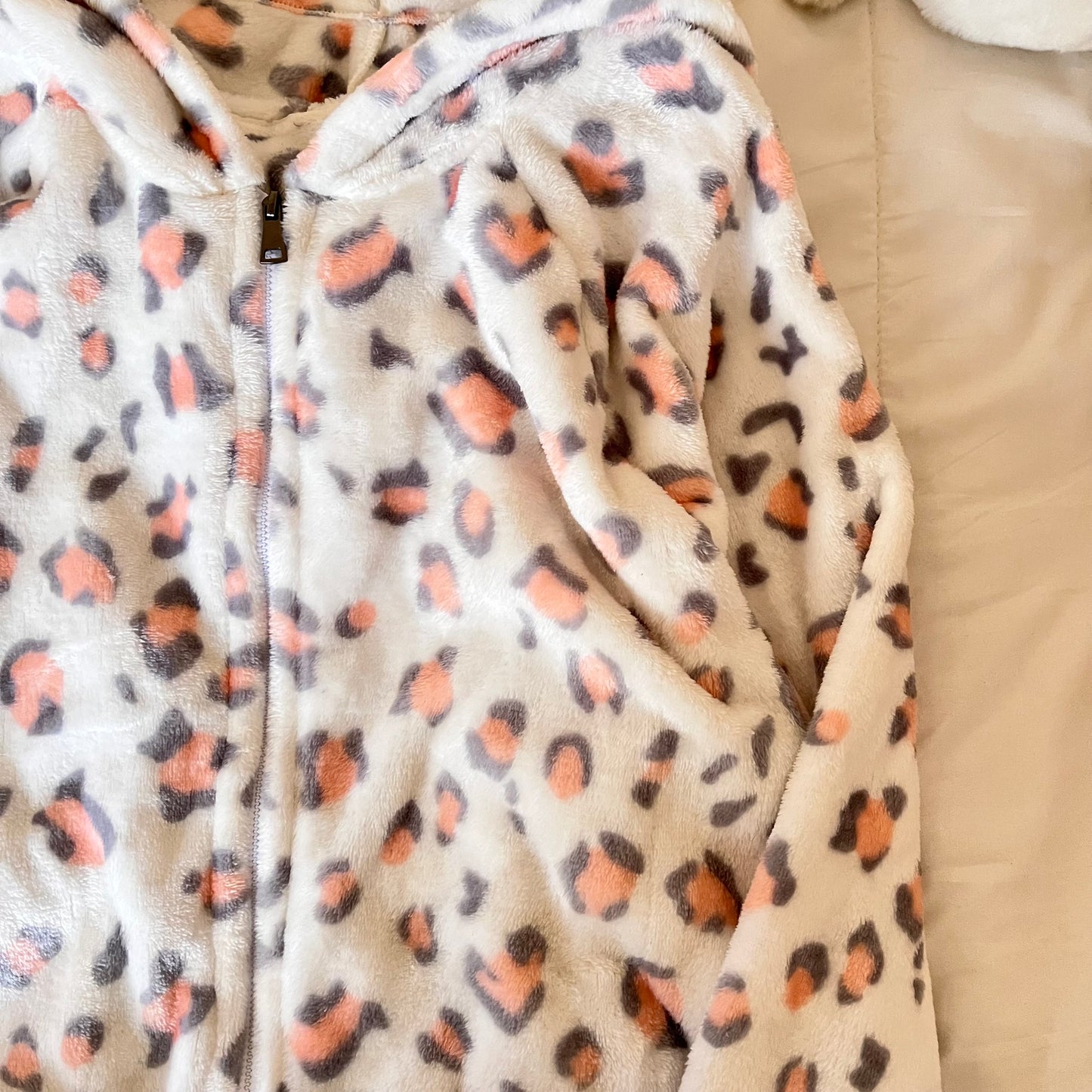 White Leopard Sweater