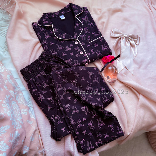 Classic Pink Bows PJ