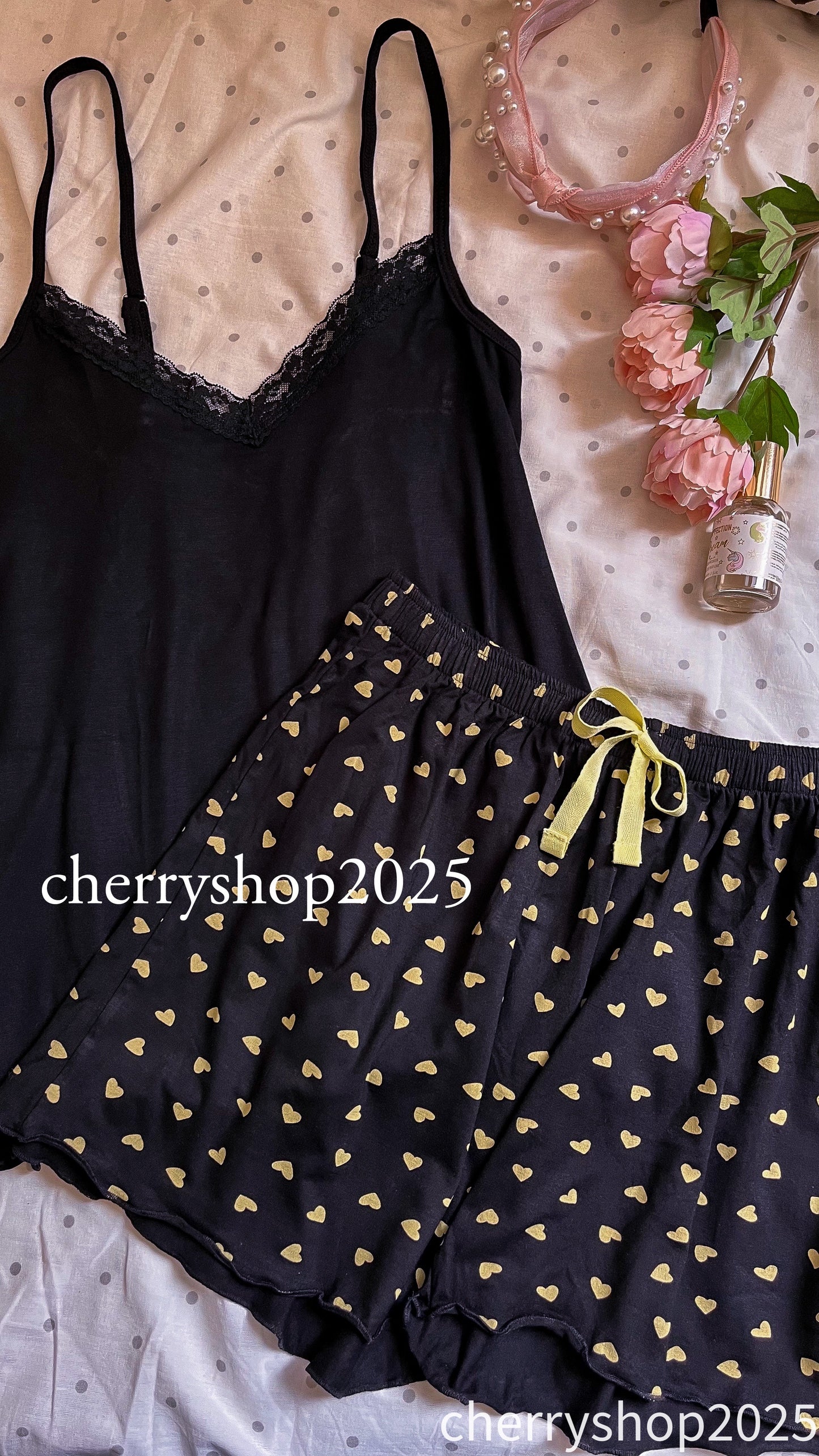 Yellow Hearts Pjs