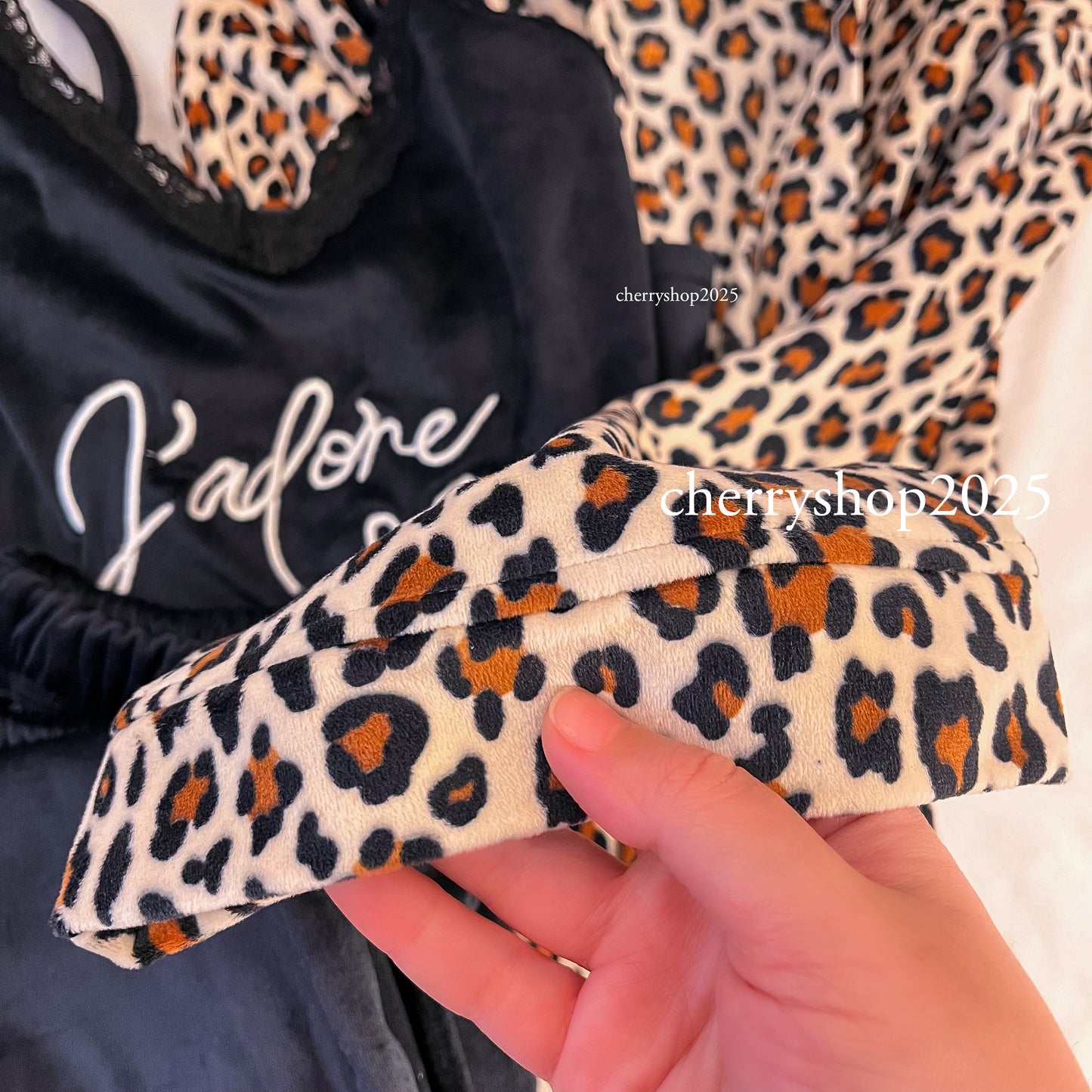 Leopard Robe Pajamas