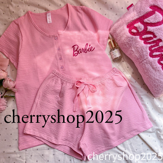 Barbie Short Pj Pink