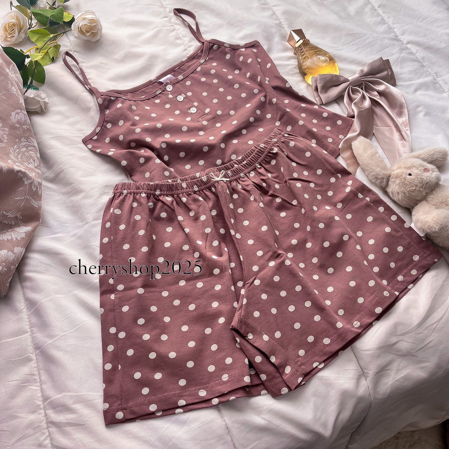 Chocolate Dots Short Pj