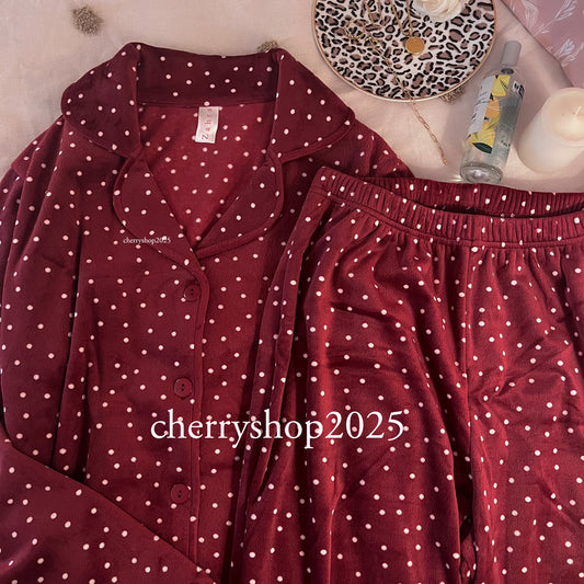 Polka Burghandy PJ