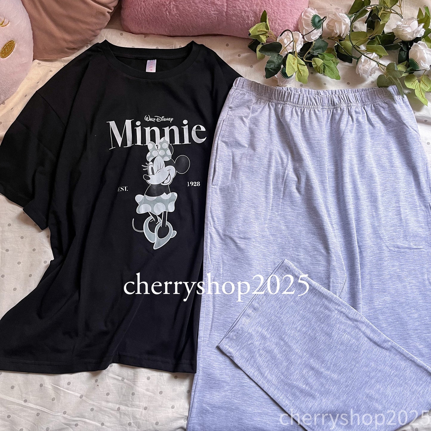 Oversize Minnie Mouse T-Shirt Pajamas