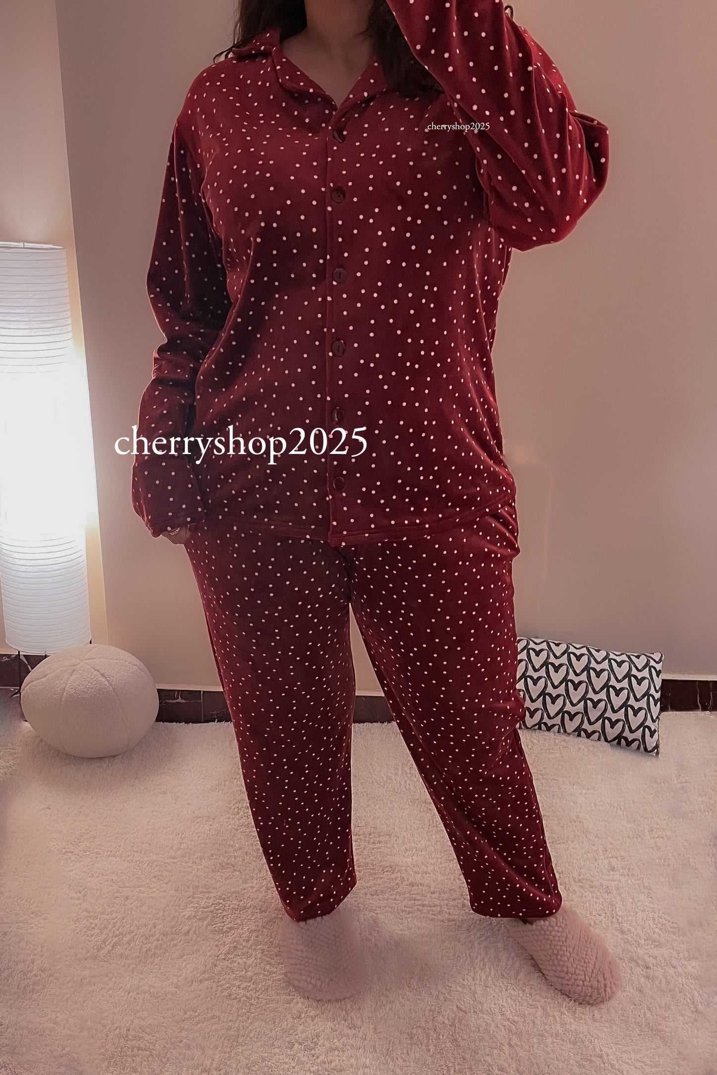 Polka Burghandy PJ
