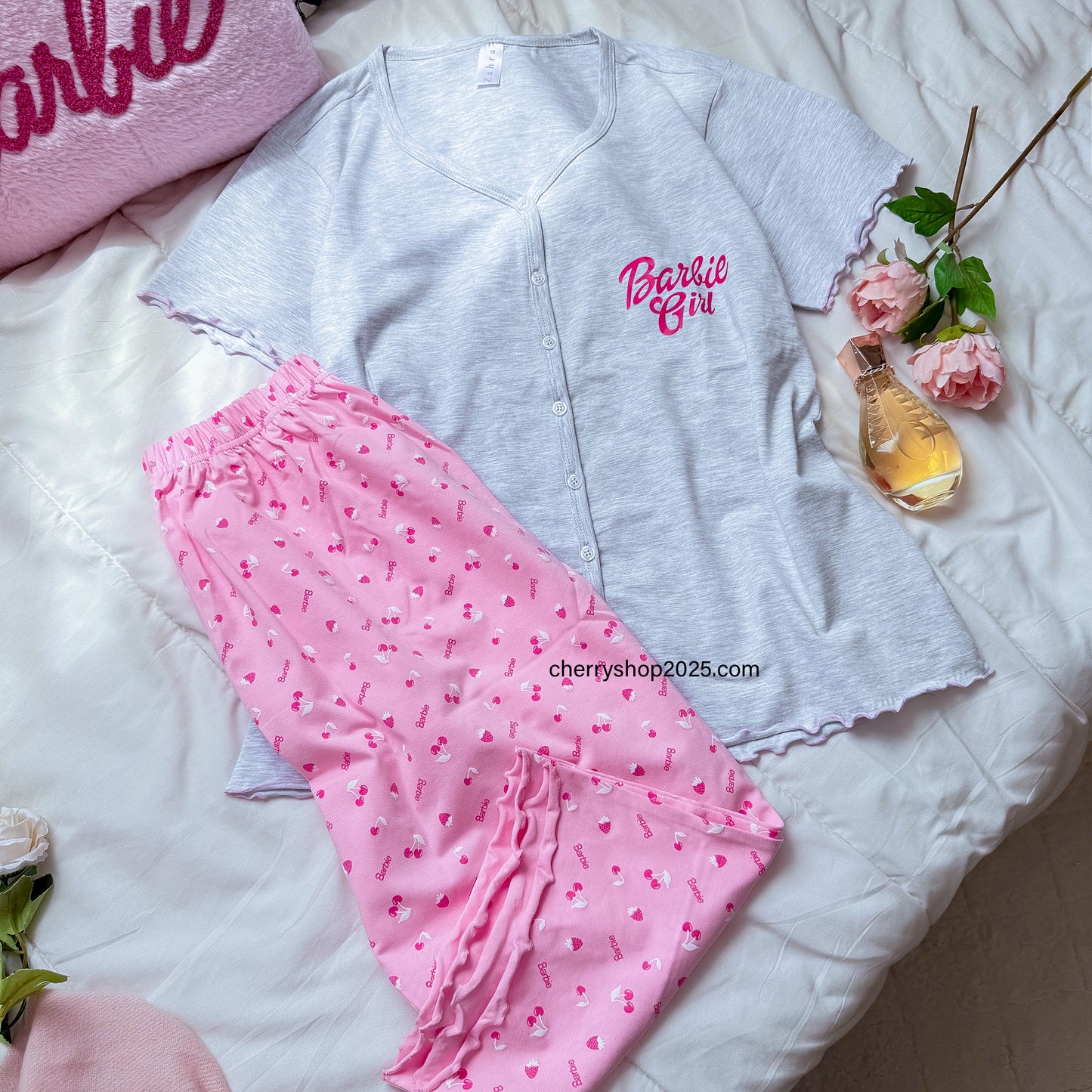 Barbie Girl بيجامة برمودا