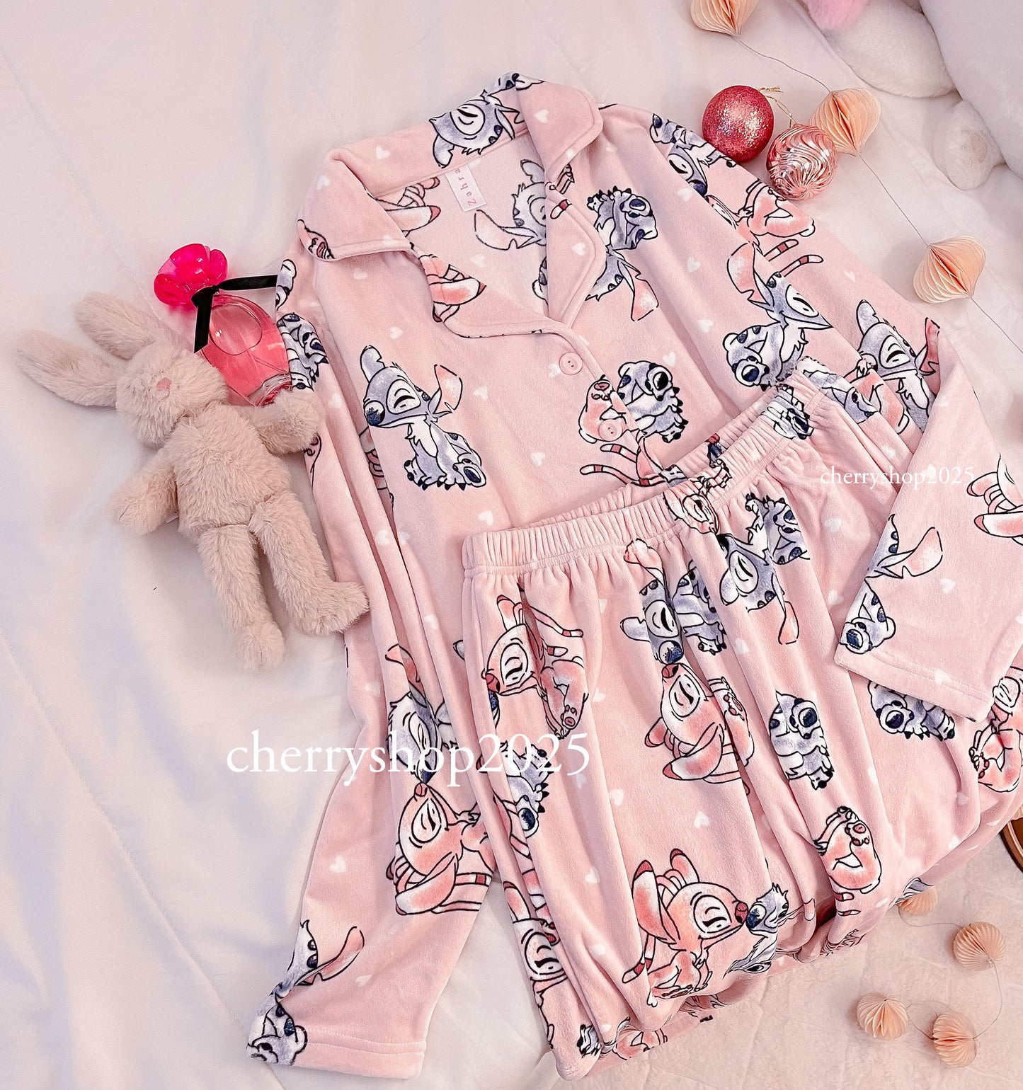 Pink Stitch Top PJ (Top)