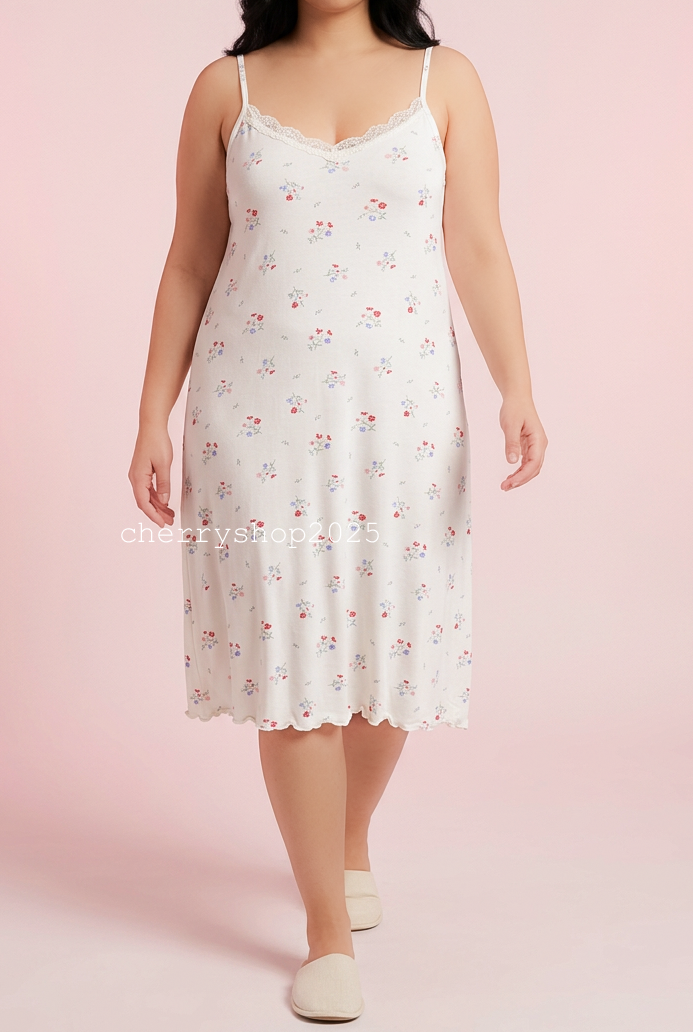 Flowers Night Slip