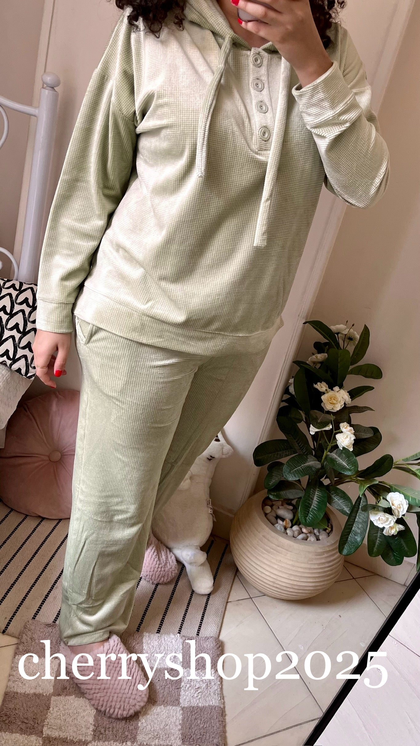 Biscuit Pattern Pj - Olive