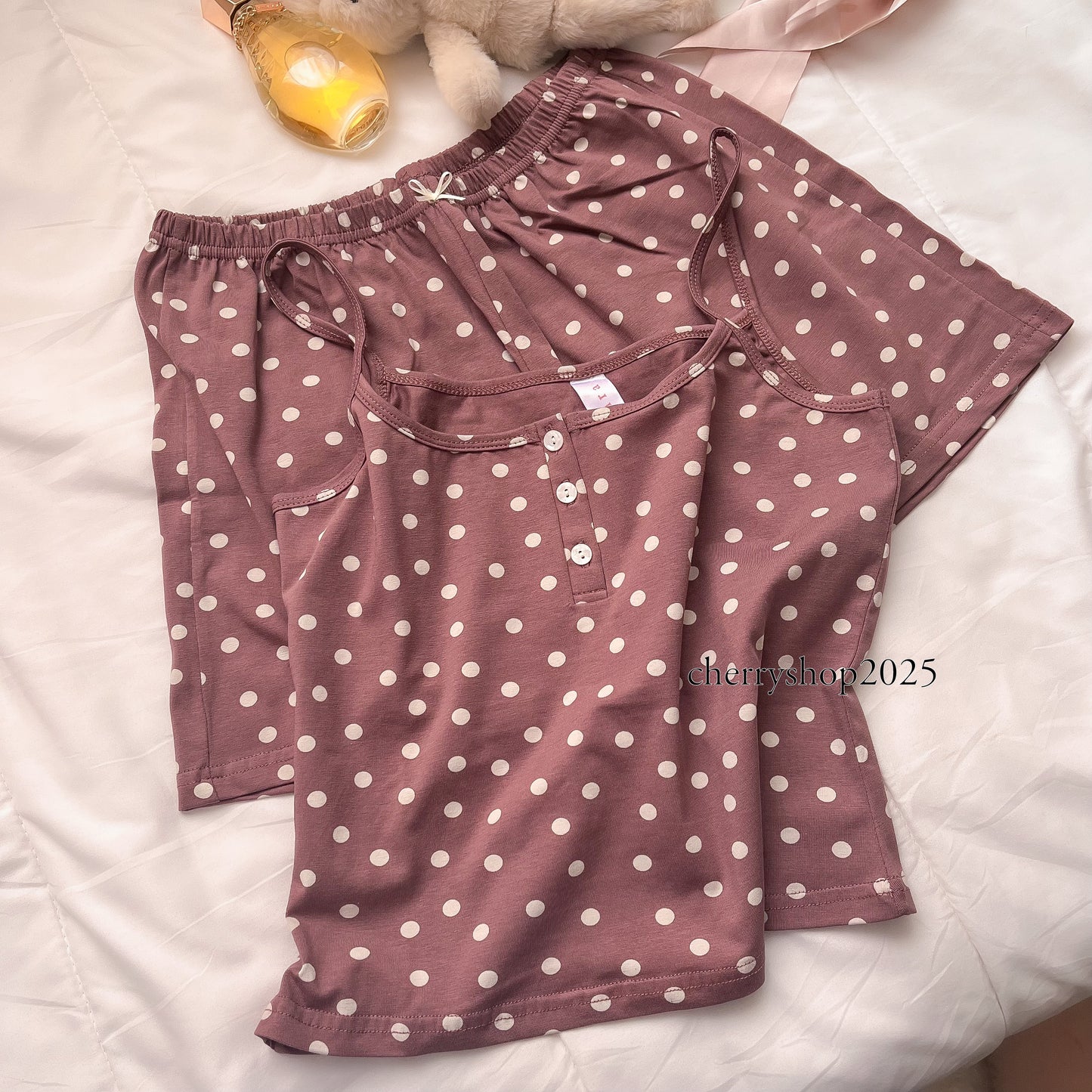 Chocolate Dots Short Pj