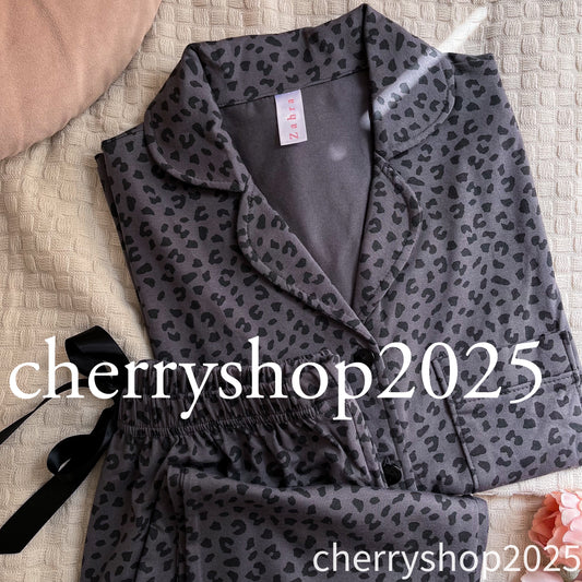 Grey Leopard Pj نص كم