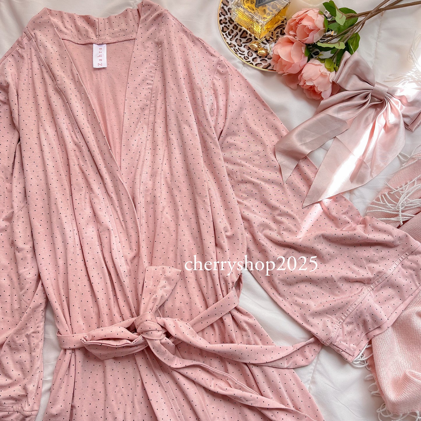 Pink Blush Robe Kimono