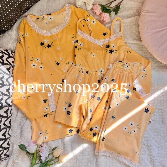 Yellow Flowers Set