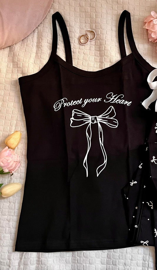 Black Bow Top