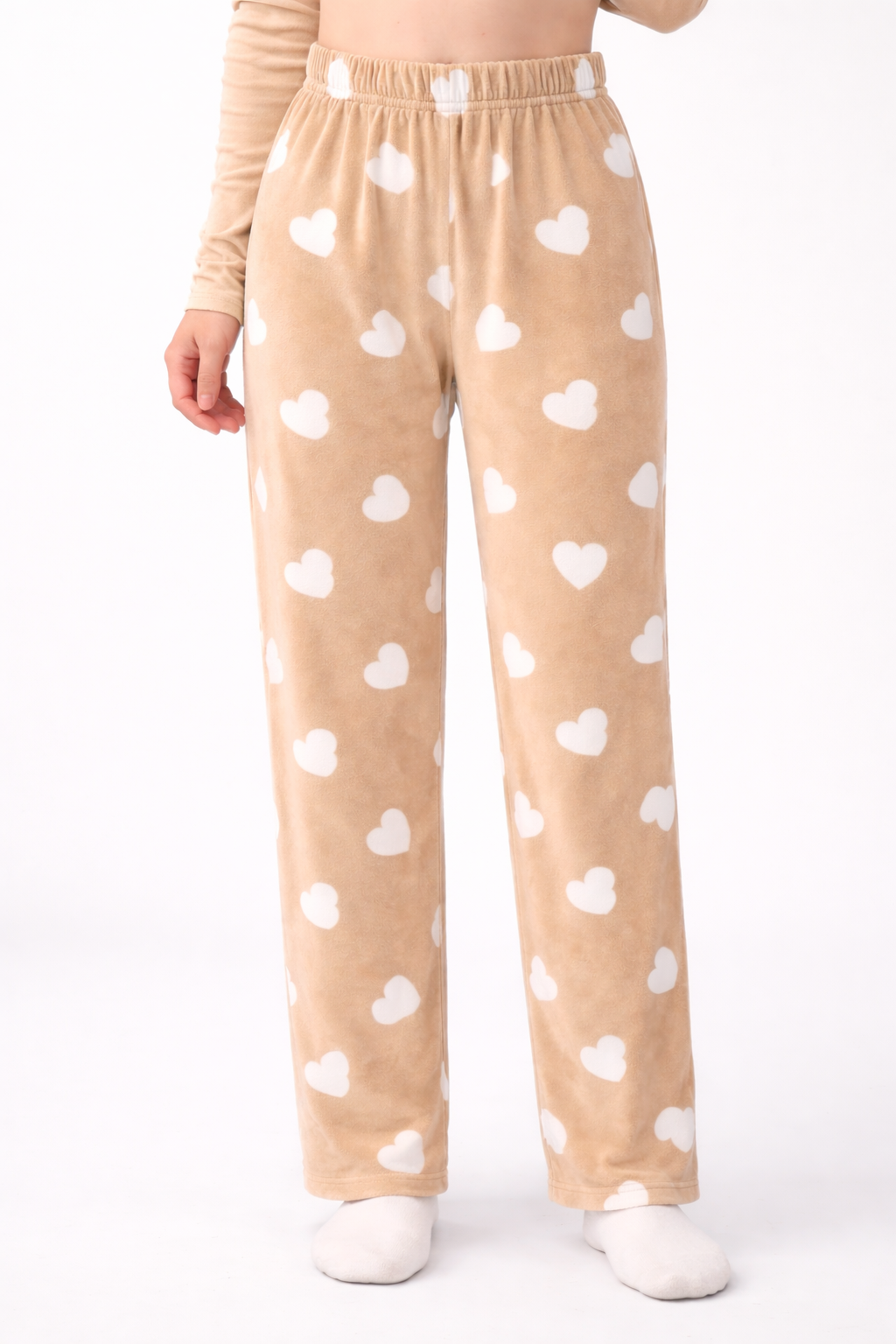 The Beige Hearts Pants