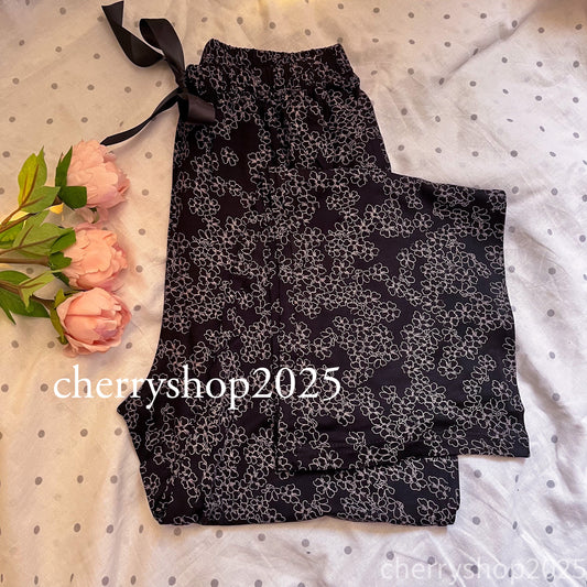 بنطلون Black Flowers