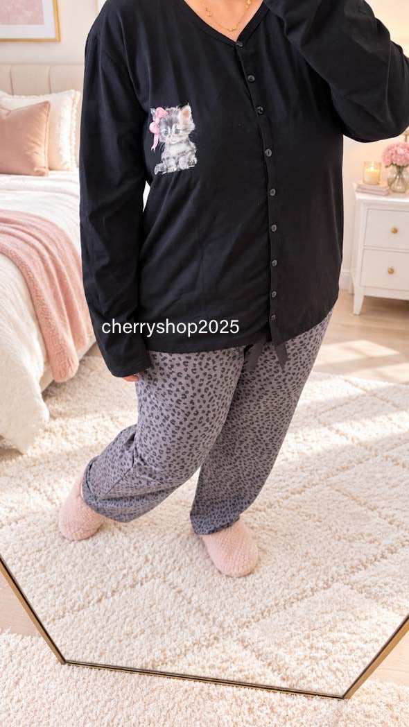Fuchsia jacket autumn pajamas