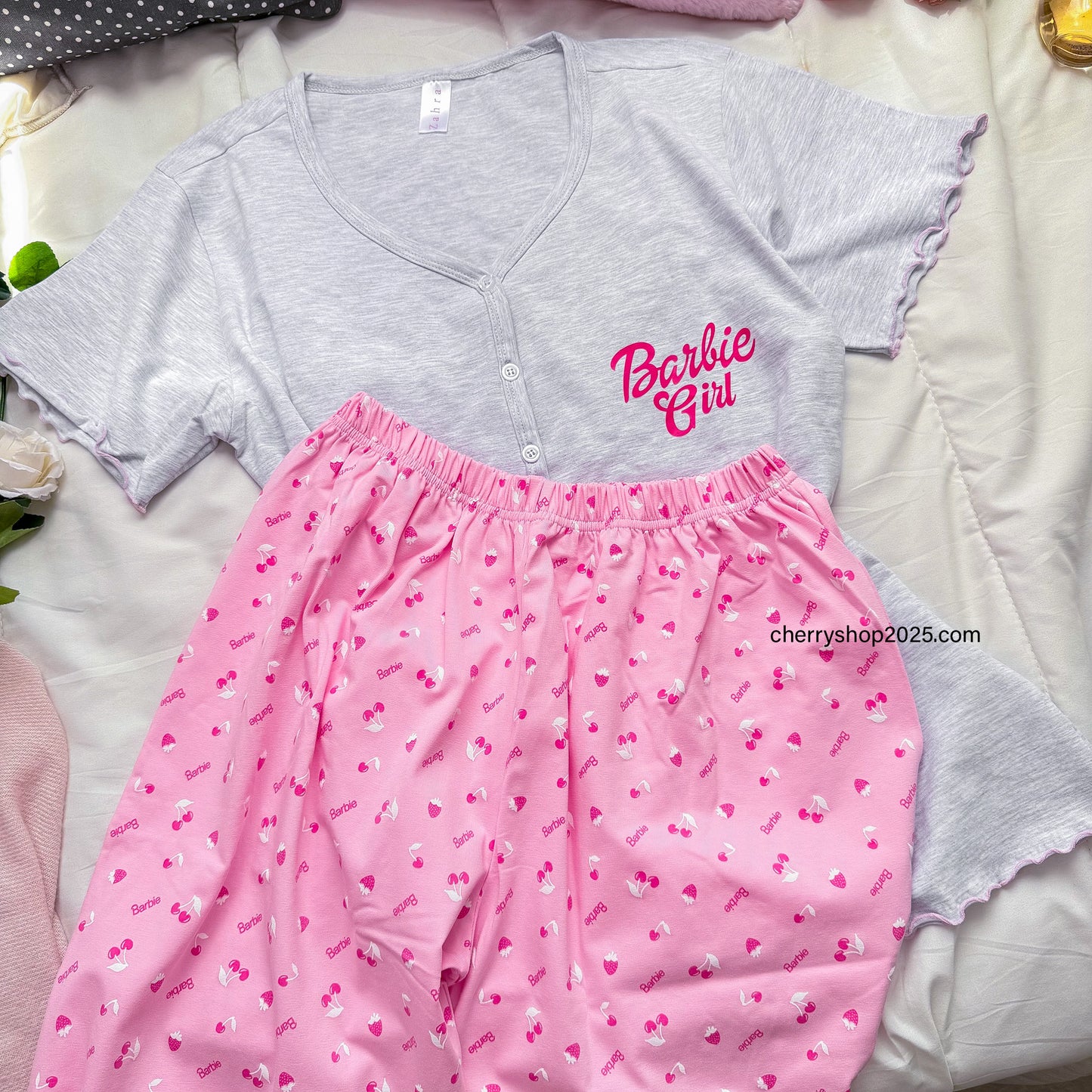 Barbie Girl بيجامة برمودا