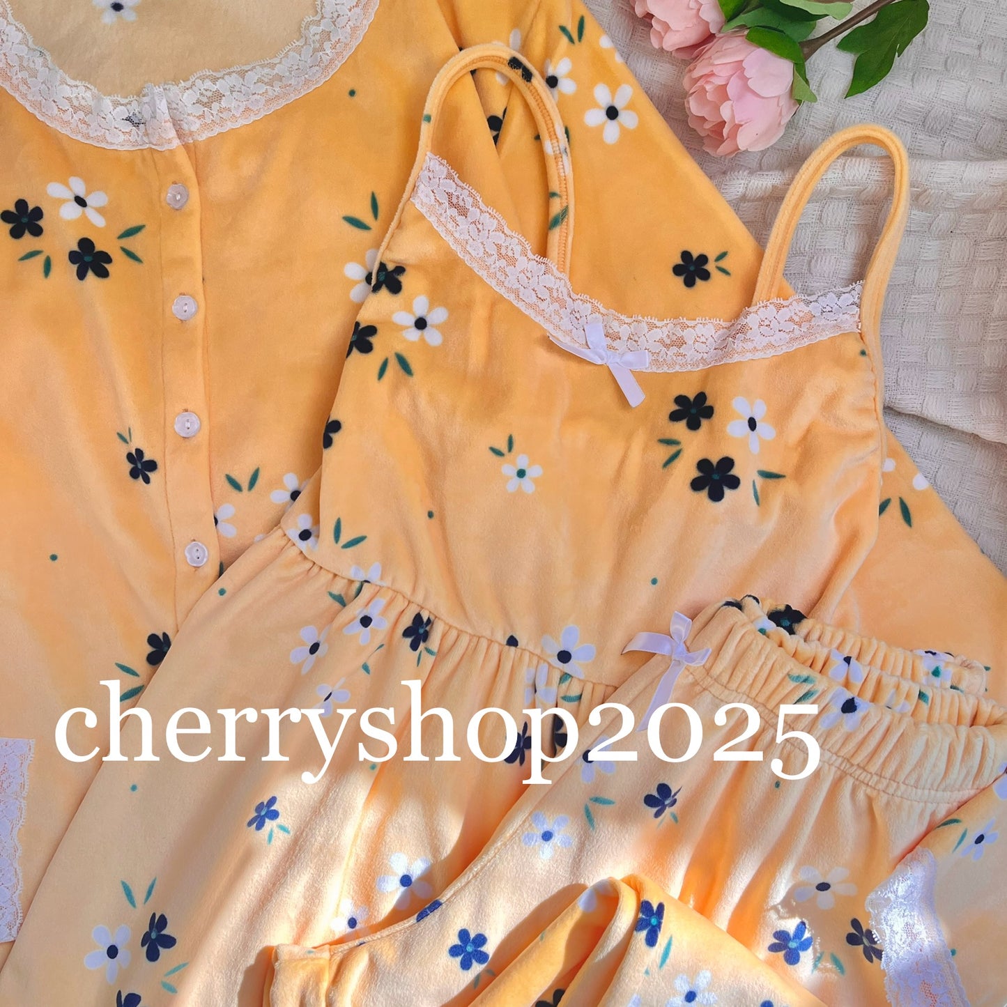 Yellow Flowers Set