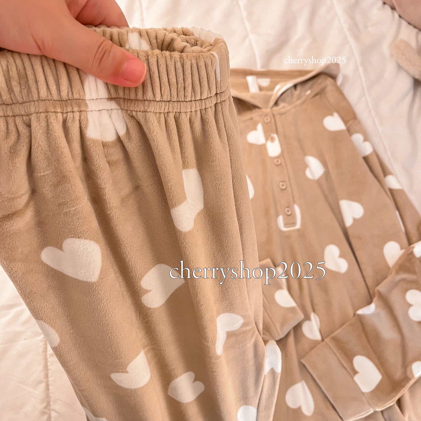 The Beige Hearts Pants