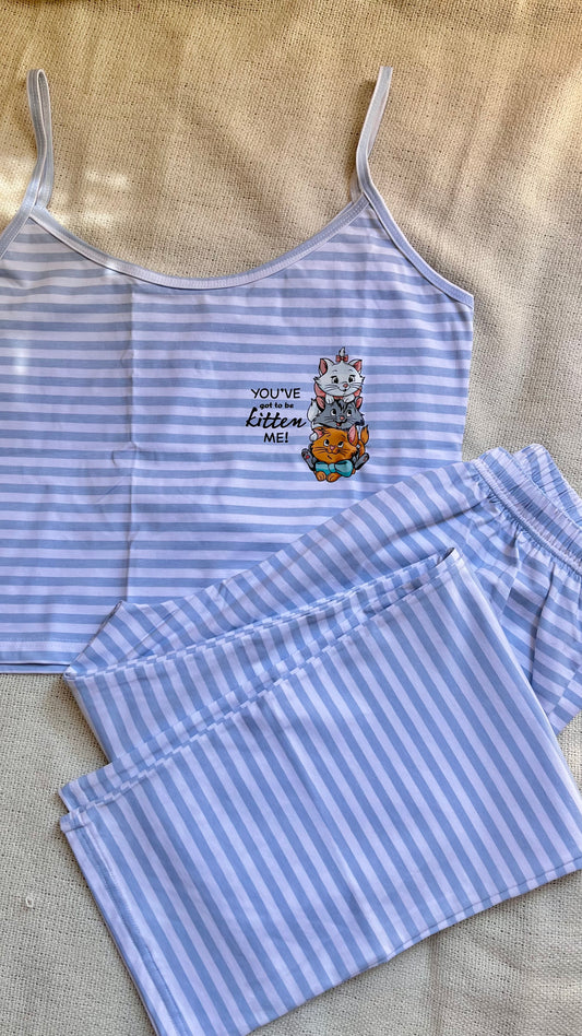 Kitten pants Pjبيجاما بنطلون و حمالة