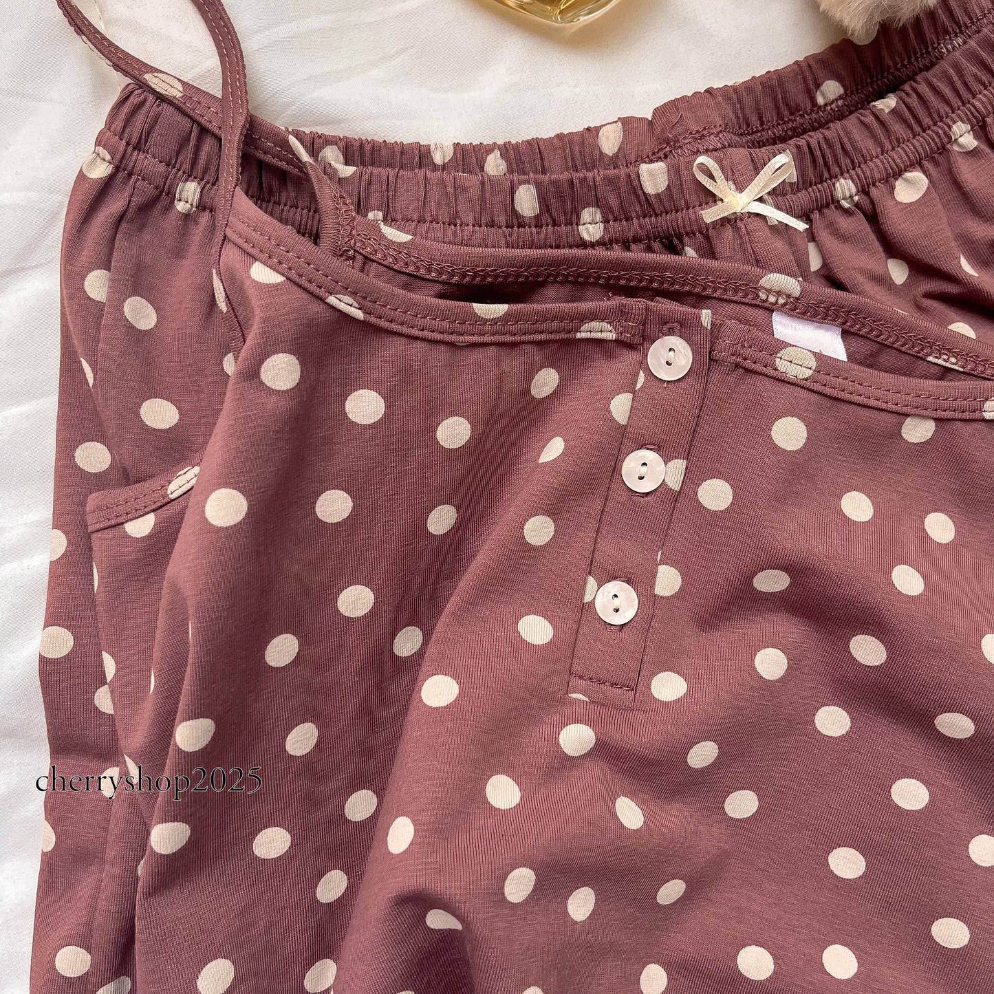 Chocolate Dots Short Pj