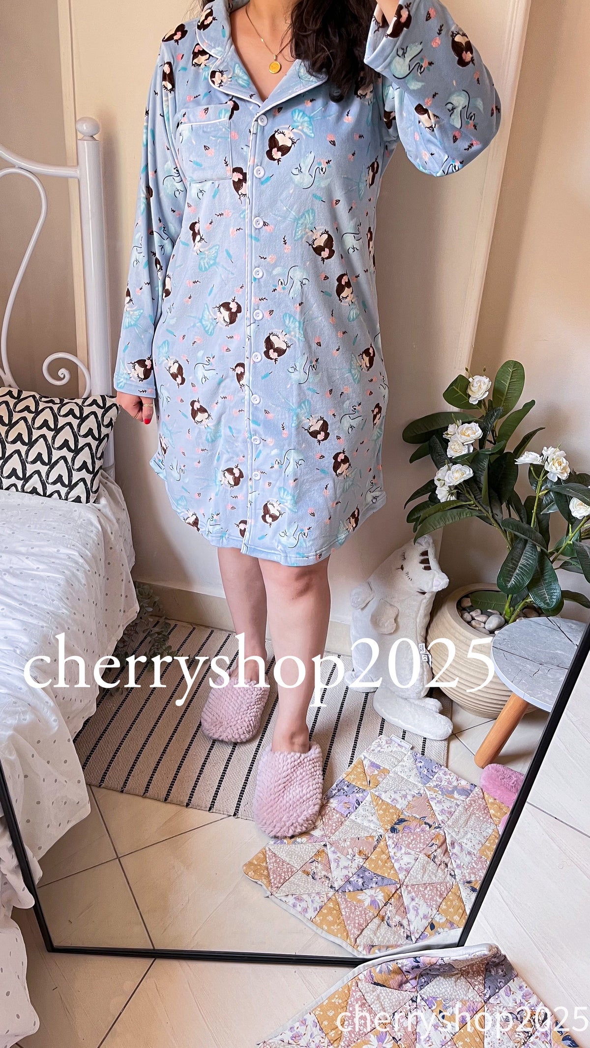 قميص نوم باليرينا أزرق