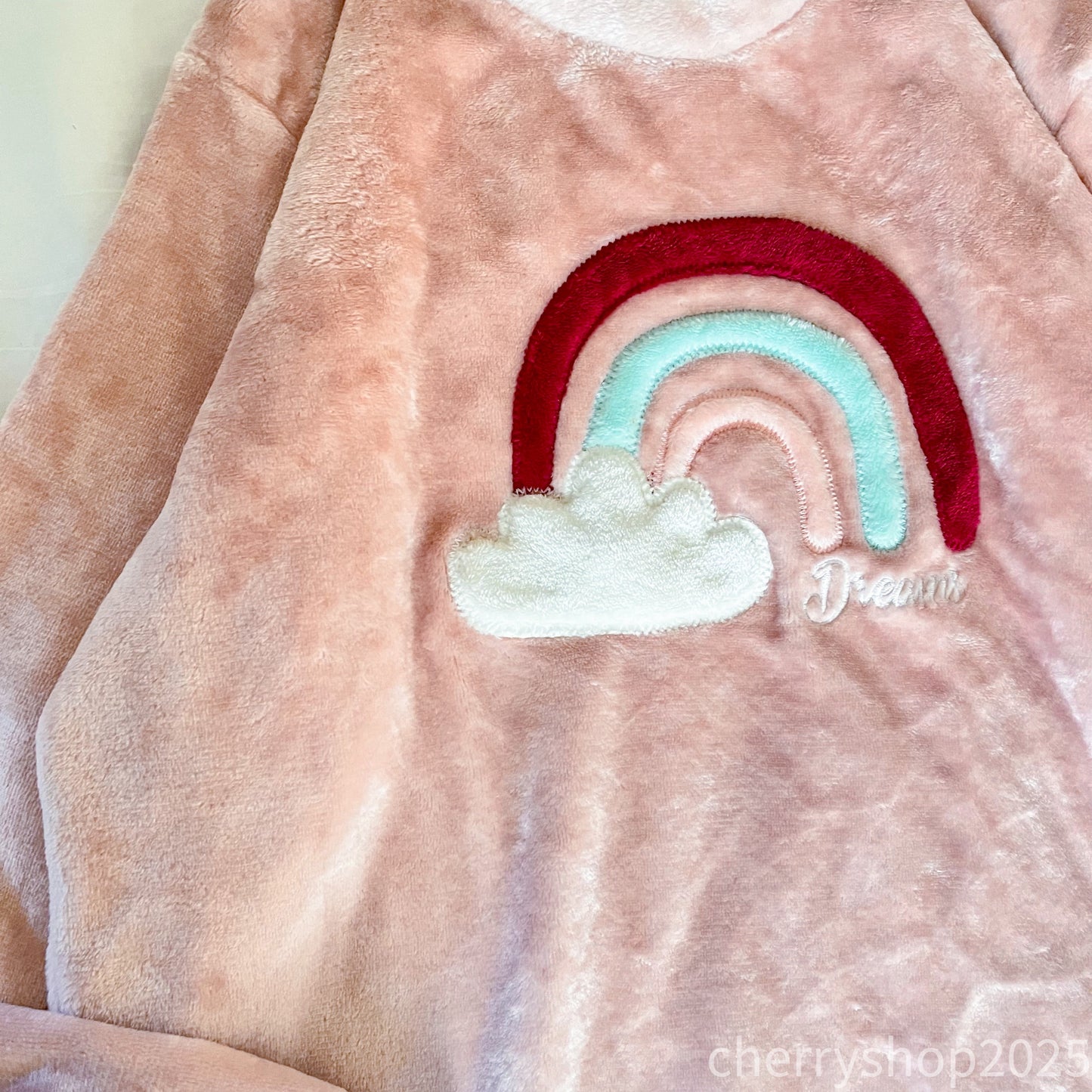 Rainbow pink polar Top