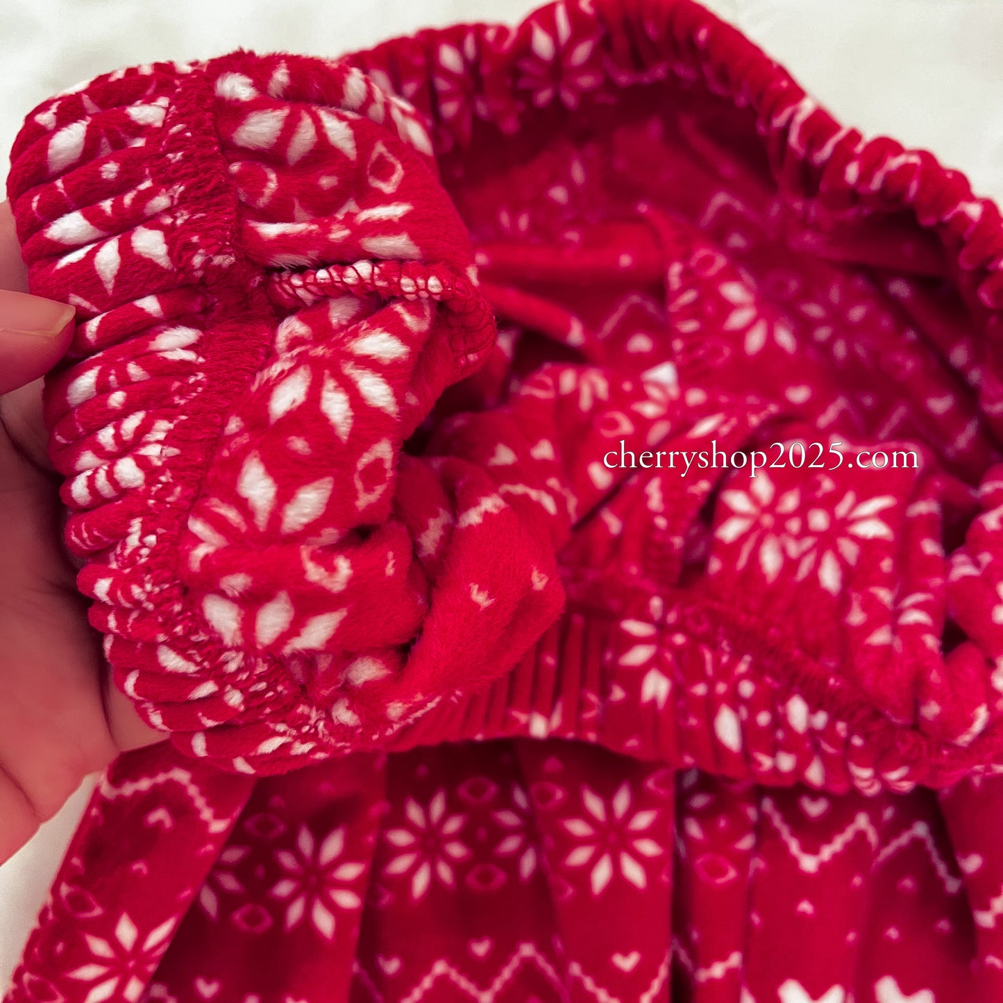 Red Christmas Hearts Pajamas