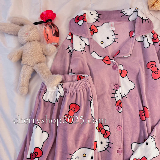 Hello Kitty Purple  PJ
