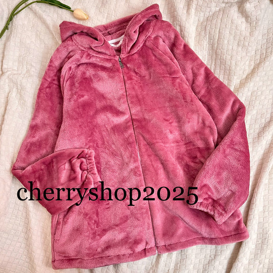 Pink zipper hoodie