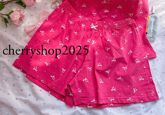 Fushia Bow Short