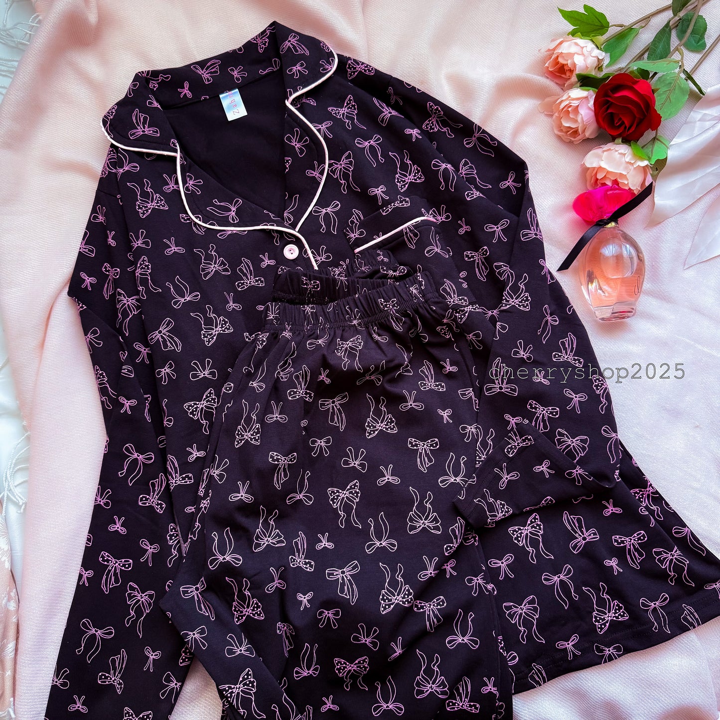 Classic Pink Bows PJ