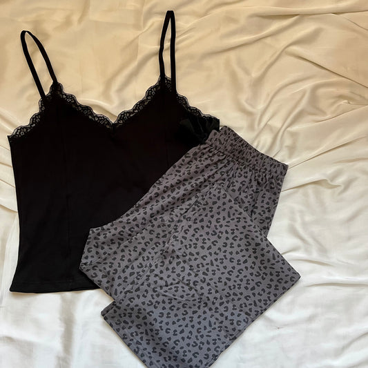 gray Leopard Set