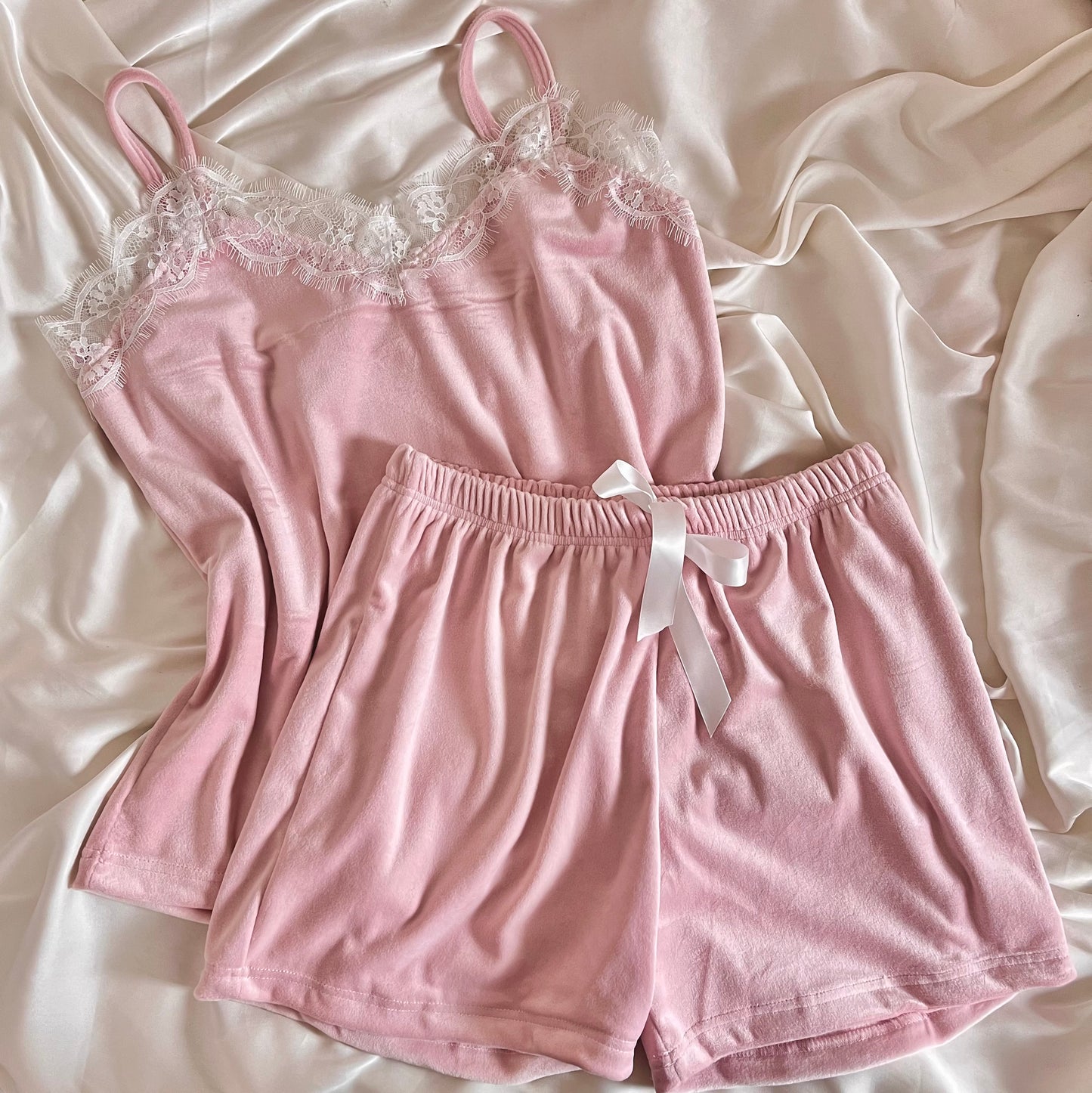 Baby rose short set