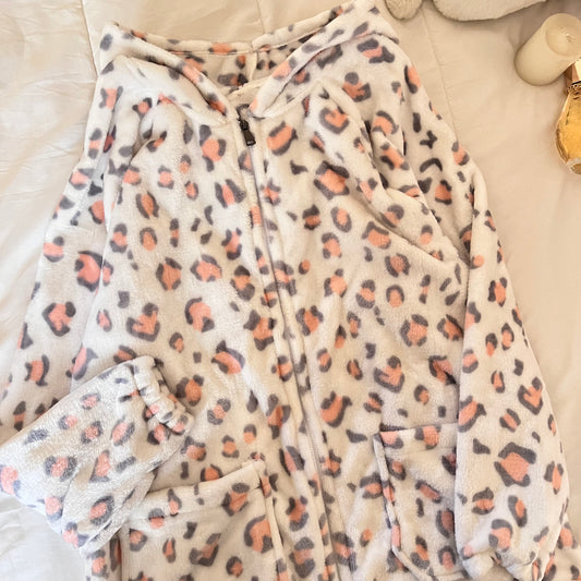 White Leopard Sweater