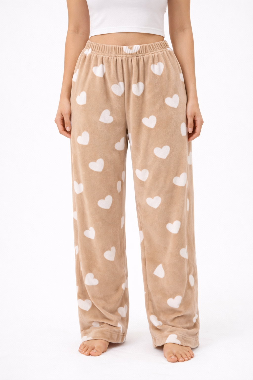 The Beige Hearts Pants