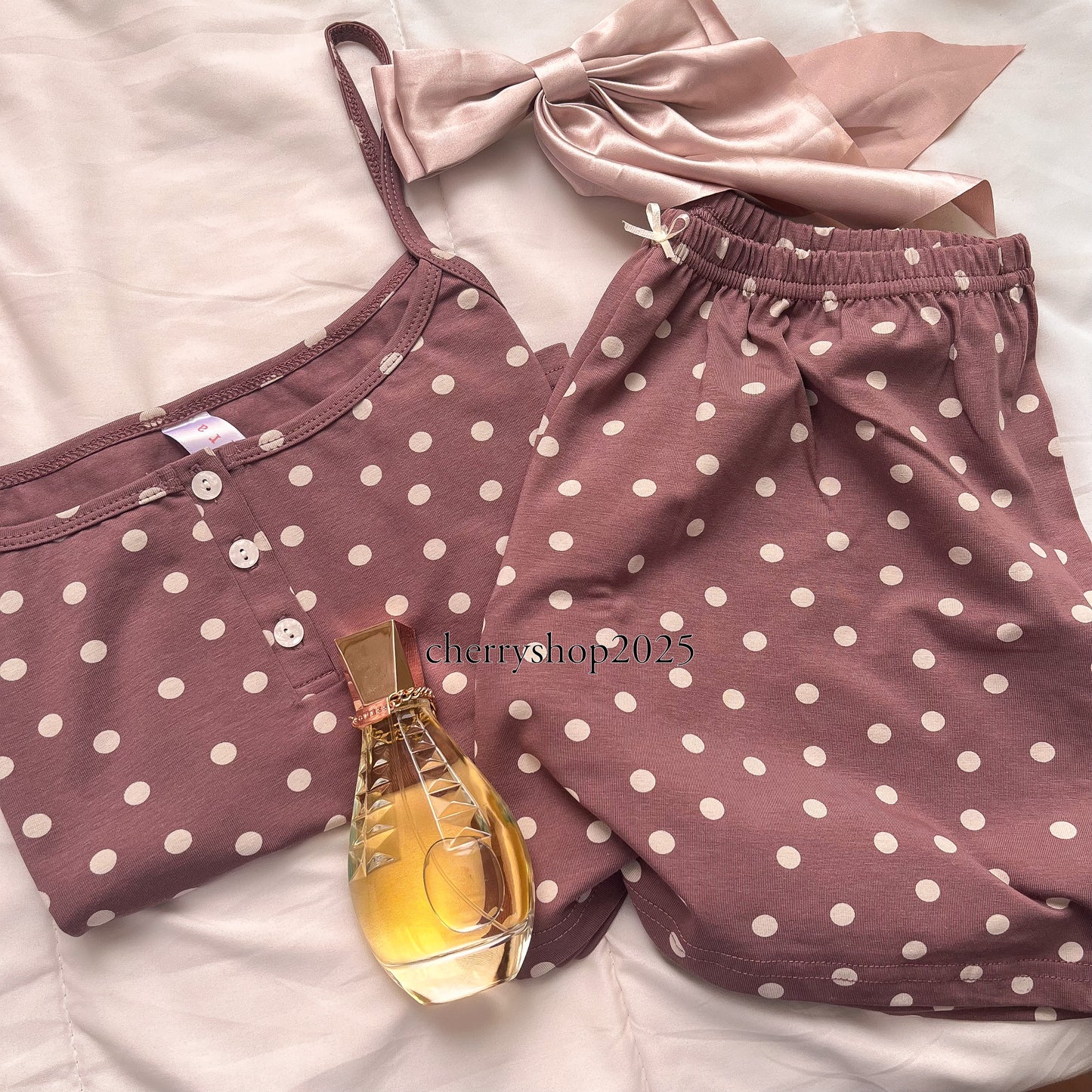 Chocolate Dots Short Pj