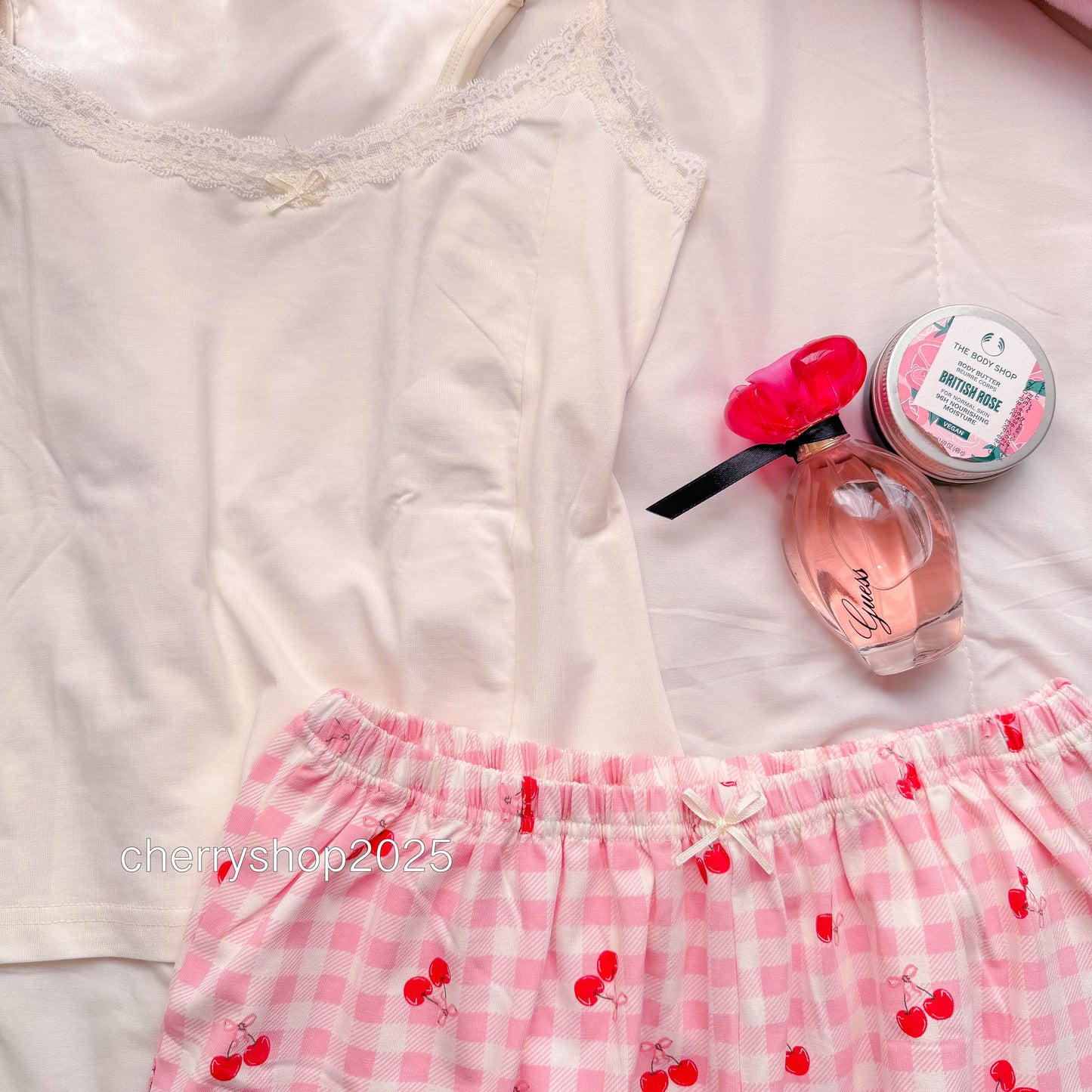 Cherry Girl Shorts Set