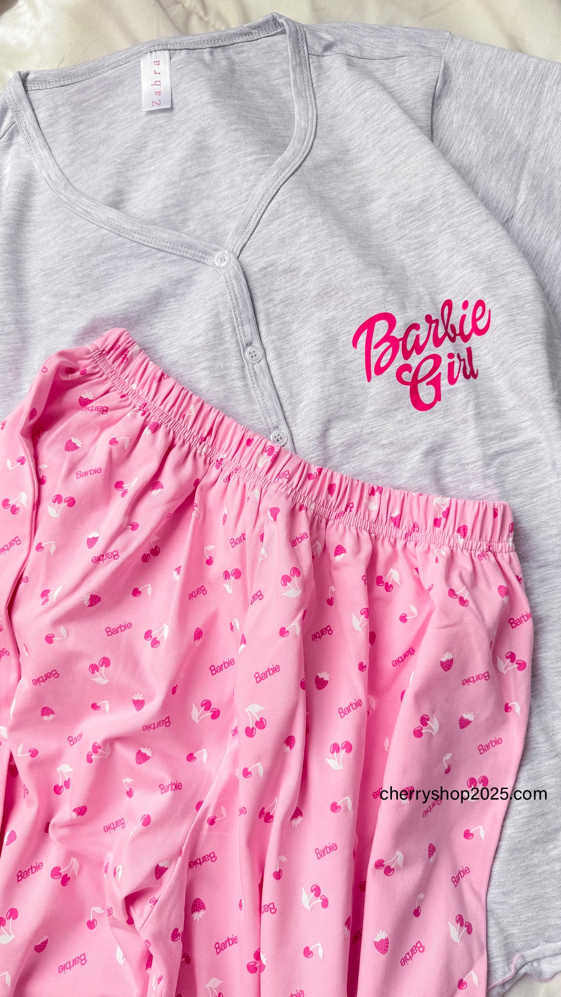 Barbie Girl بيجامة برمودا