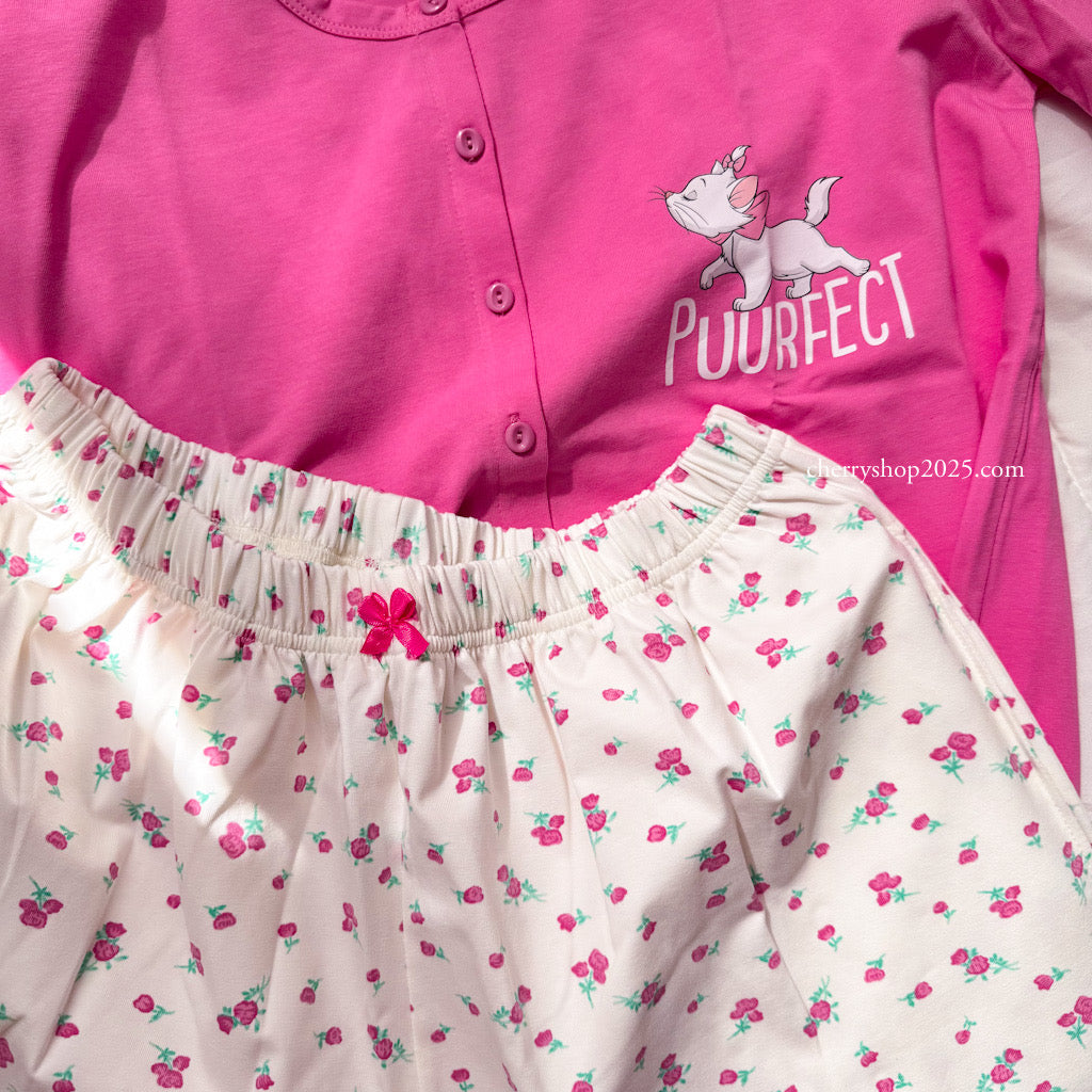 Fuchsia jacket autumn pajamas