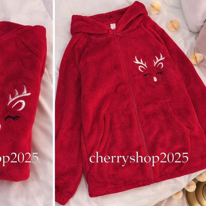 Red Deer Christmas Hoodie