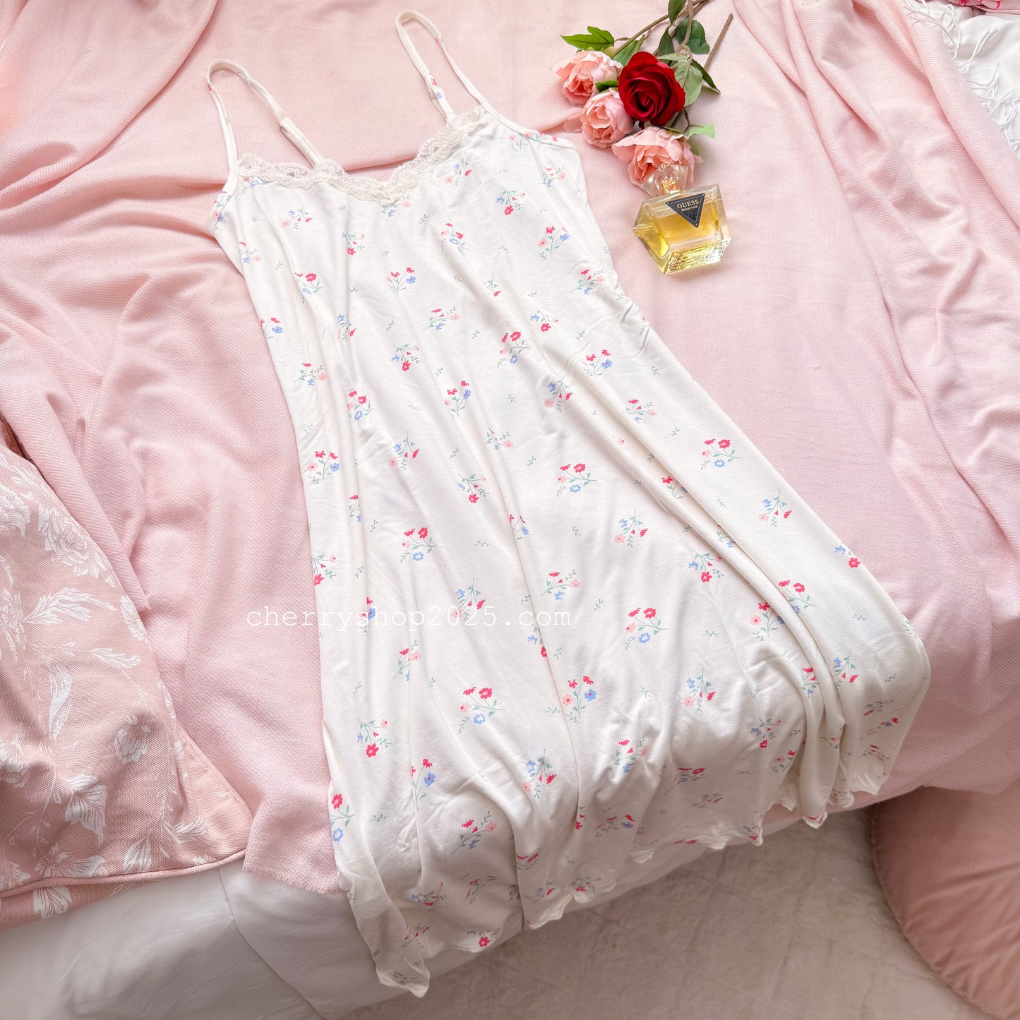 Flowers Night Slip