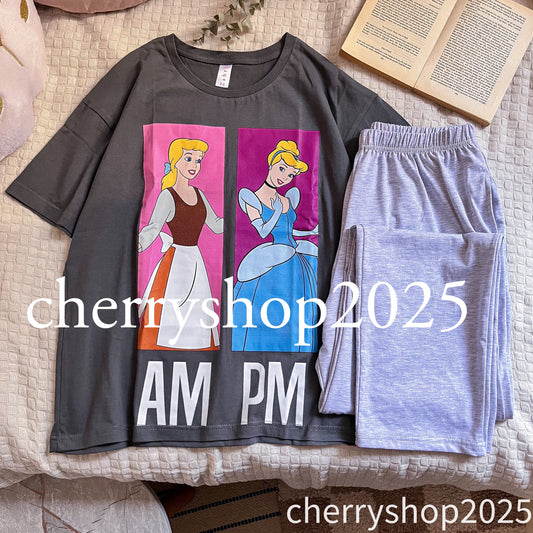 Cinderella _ AM PM بيجامة نص كم